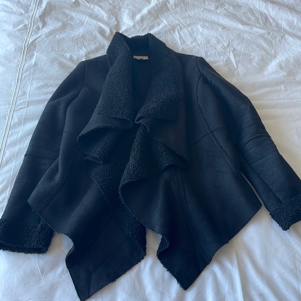Romeo & Juliet Couture Faux Shearling Jacket